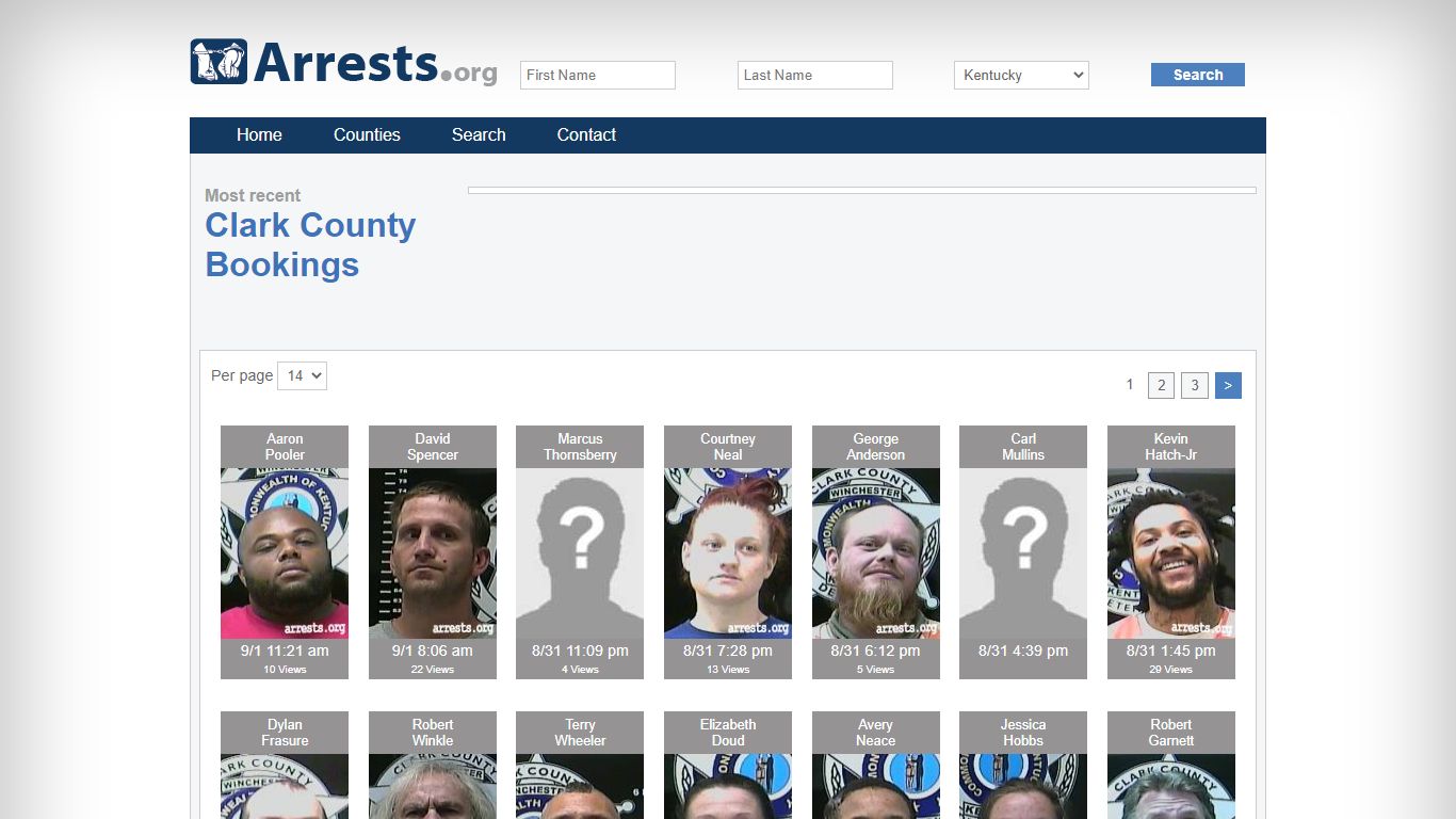 Clark County Arrests and Inmate Search